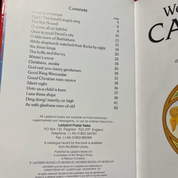 TWO BOOKS: Well Loved Carols/The Christmas Story By Ladybird Learning Books - Picture 5 of 9